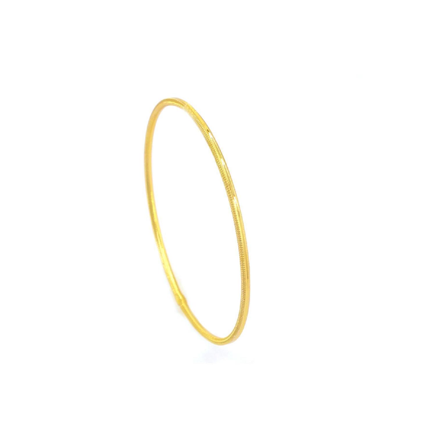 

Ajda Model 22 Carat Gold Plated Bracelet 2.5 Mm Blz-3009 19 cm золотий