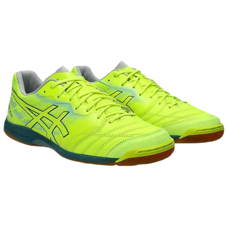 Asics Destaque K FF Comfortable Soft Soccer Shoes Men Soccer Shoes Yellow Green 1111A217-750