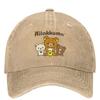 Rilakkuma Logo Casual Baseball Cap Spring Trucker Hat Wholesale Tennis Skate Hip Hop Hats UnisexTeens y2k Cool Baseball Caps