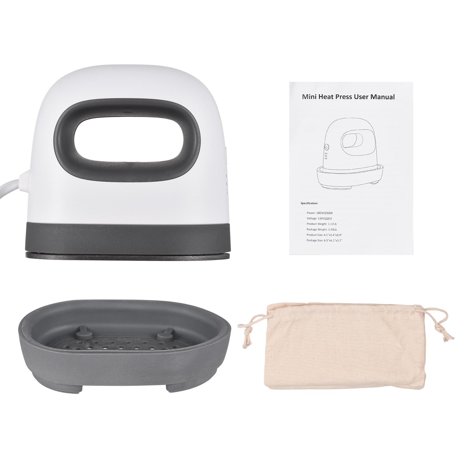 

Мини-машина для термопресса, печать на футболках, простой термопресс, утюговые машины для одежды, сумок, шляп, подкладок, одеял, кожи EU серый