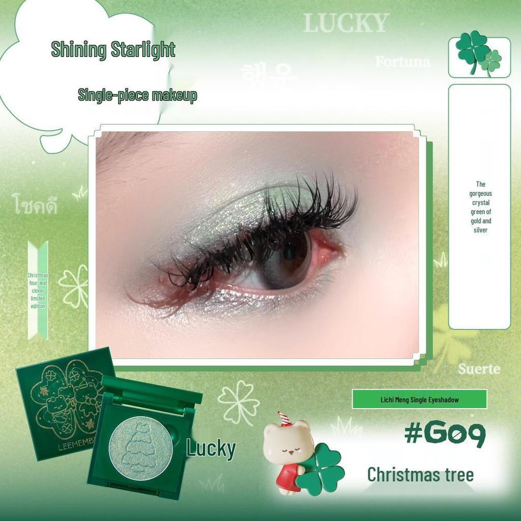 Lychee Meng Bear Dreamcore Lemon Hard Candy Shimmer Eyeshadow and Multi-Use Highlighter.