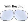 For Honda Odyssey 2014- Car Accessories Outer Rearview Mirrors Glass Side Mirror Lens With Heated Blue Lens