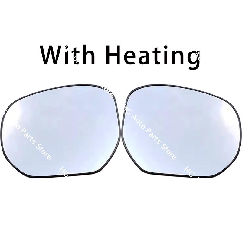 For Honda Odyssey 2014- Car Accessories Outer Rearview Mirrors Glass Side Mirror Lens With Heated Blue Lens