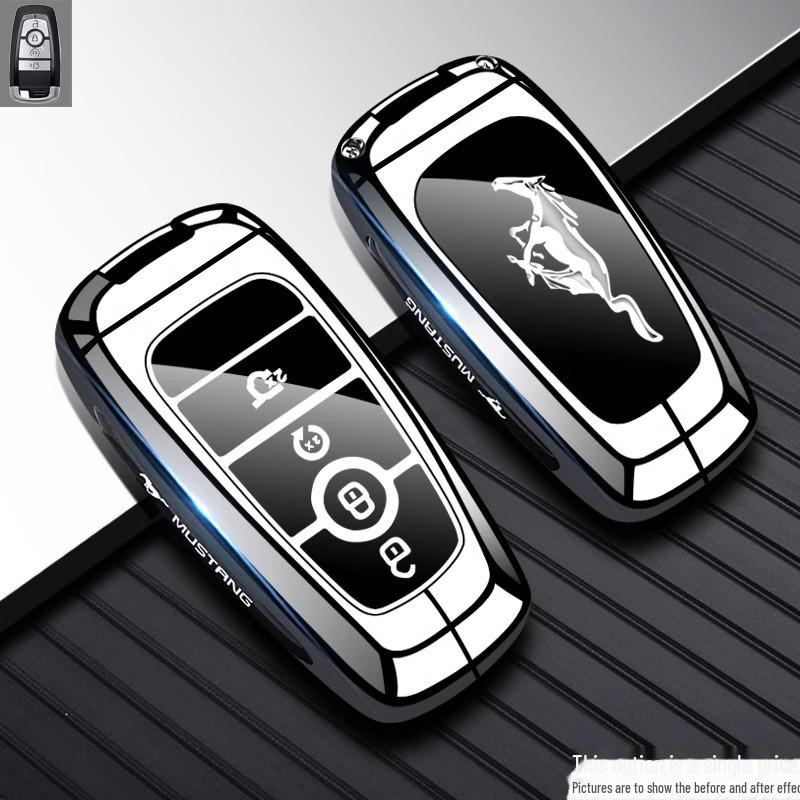 Ford Mustang Electric GT Key Cover - SHELBY Car Bag Buckle Shell