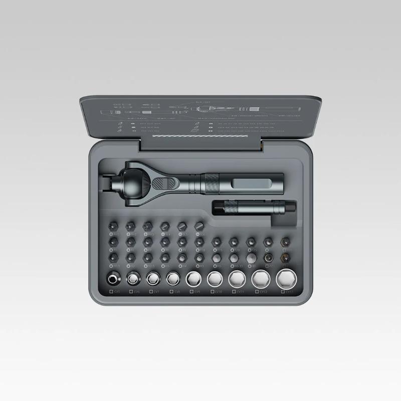 

Набор многофункциональных отверток-трещоток 40-в-1 с магнитными битами – Мини-набор инструментов для ремонта ПК, iPhone и для дома