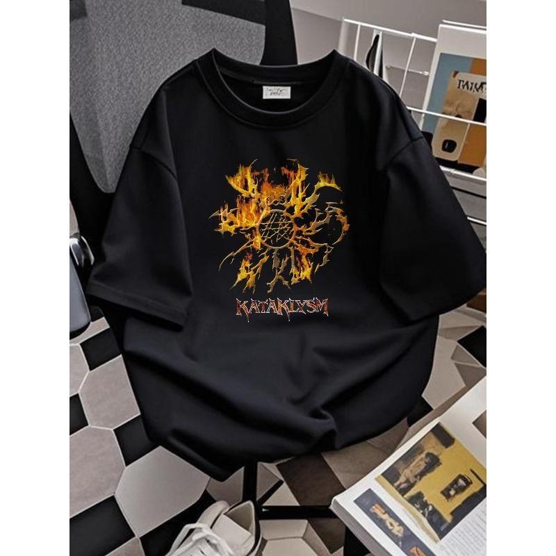 European Size Kataklysm BAND Logo Black T SHIRT Short Sleeve All Sizes S toTA4486 Stylish Homme Breathable Slightly Soft Versatile Designer Clothes
