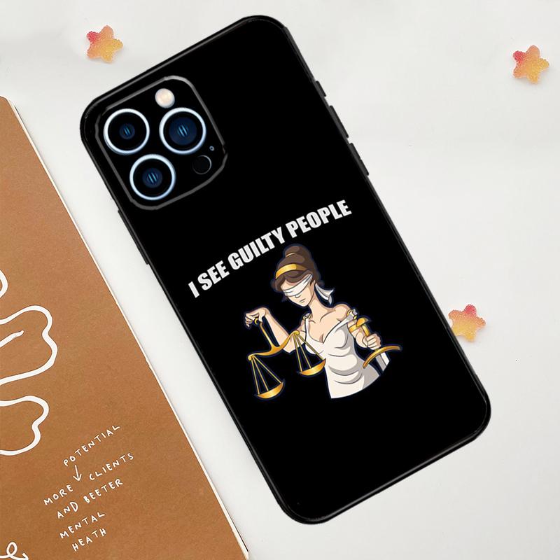 Gesetz Anwalt Richter Gerechtigkeit Fall Für Apple iPhone 12 13 Mini 11 14 15 16 Pro Max Plus X XR XS Max Hülle