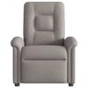 VidaXL Fauteuil inclinable Taupe Tissu, fauteuil, fauteuil inclinable TV, poussette, fauteuil inclinable pour personnes 4015623