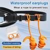 1 Pair Ear Plugs Tapones Oido Dormir Swimming Noise Reduction Ear Plug In Silicone With Rope Bouchons Oreilles Sleeping Earplugs