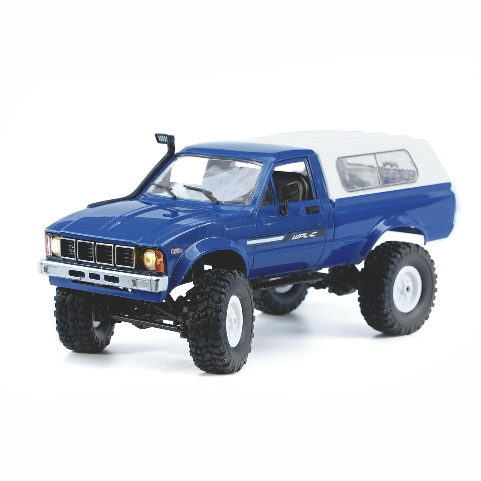 

WPL JAPAN C24 WPL Official Technical Approval Mark Scale 4WD RC Rock Crawler Crawler with Professional Design Product, Included, 1/16 (Blue)