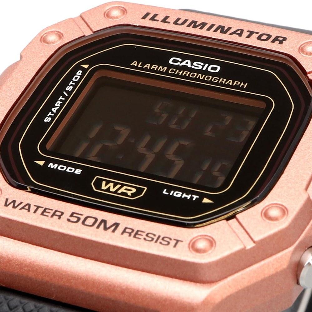 Casio Standard Digital Wristwatch W-218HM-5BV Unisex Copper Brown Metallic Cheap