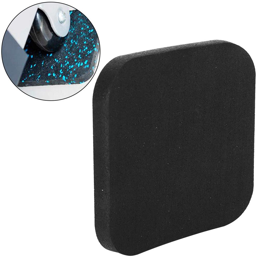 6PCS Thickened Rubber Pads Treadmill Shock Damping Color Spot Cushions for Home GymBlack