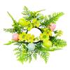 Candle Ring Wreath Pillar Candleholder Wreath Easter Eggs Decorative Artificial