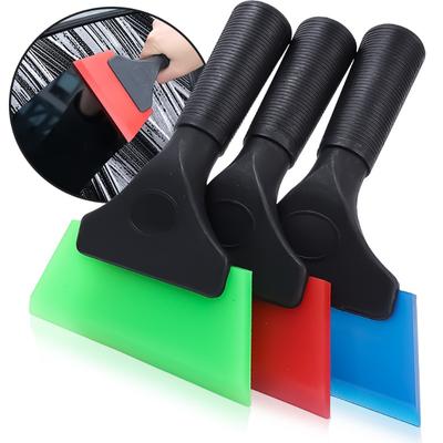 Werkzeuge zum Auftragen von Autofolien, Fensterglasreinigung, weicher Gummischaber, Kunststoffgriff, Glaskratzen, Wasser, Haushaltsreinigungswerkzeug