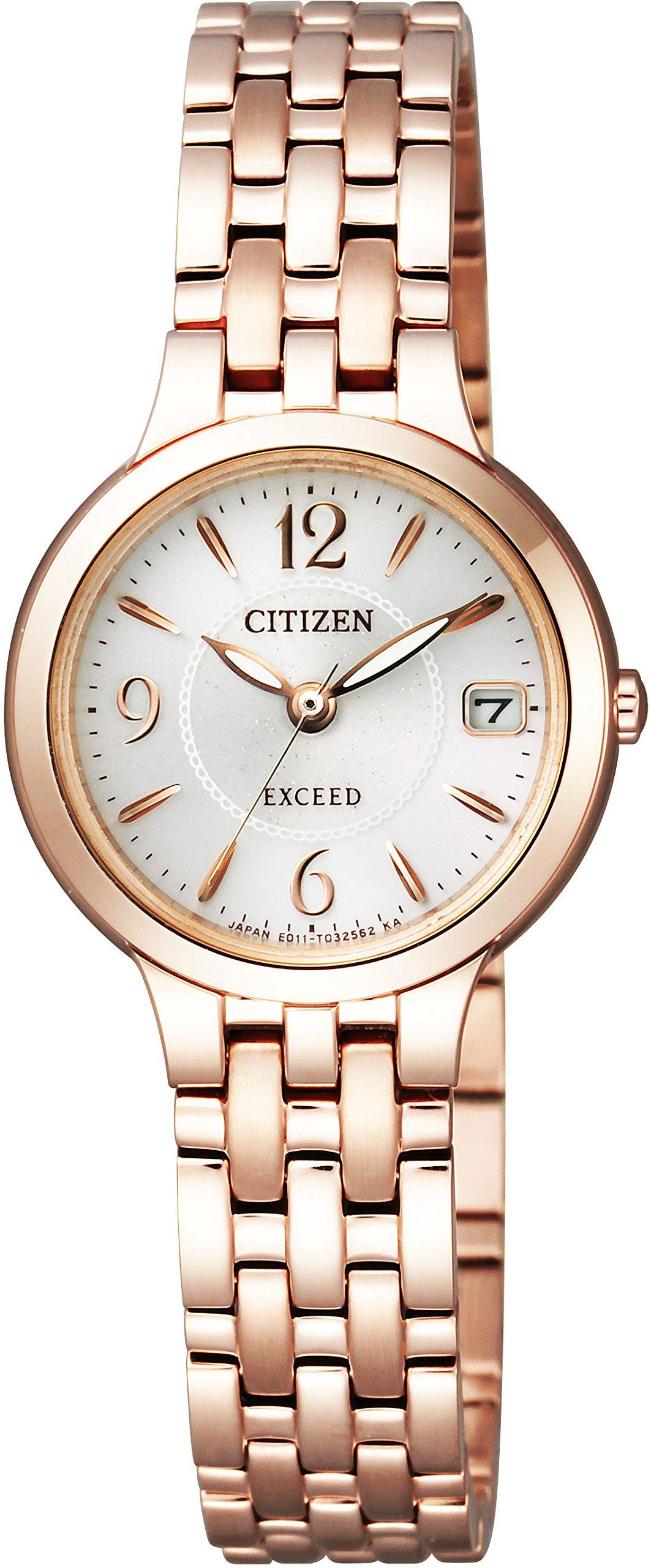 

Exceed Watch Stainless Steel Round Model Pink [Citizen] Eco-Drive EW2262-50A