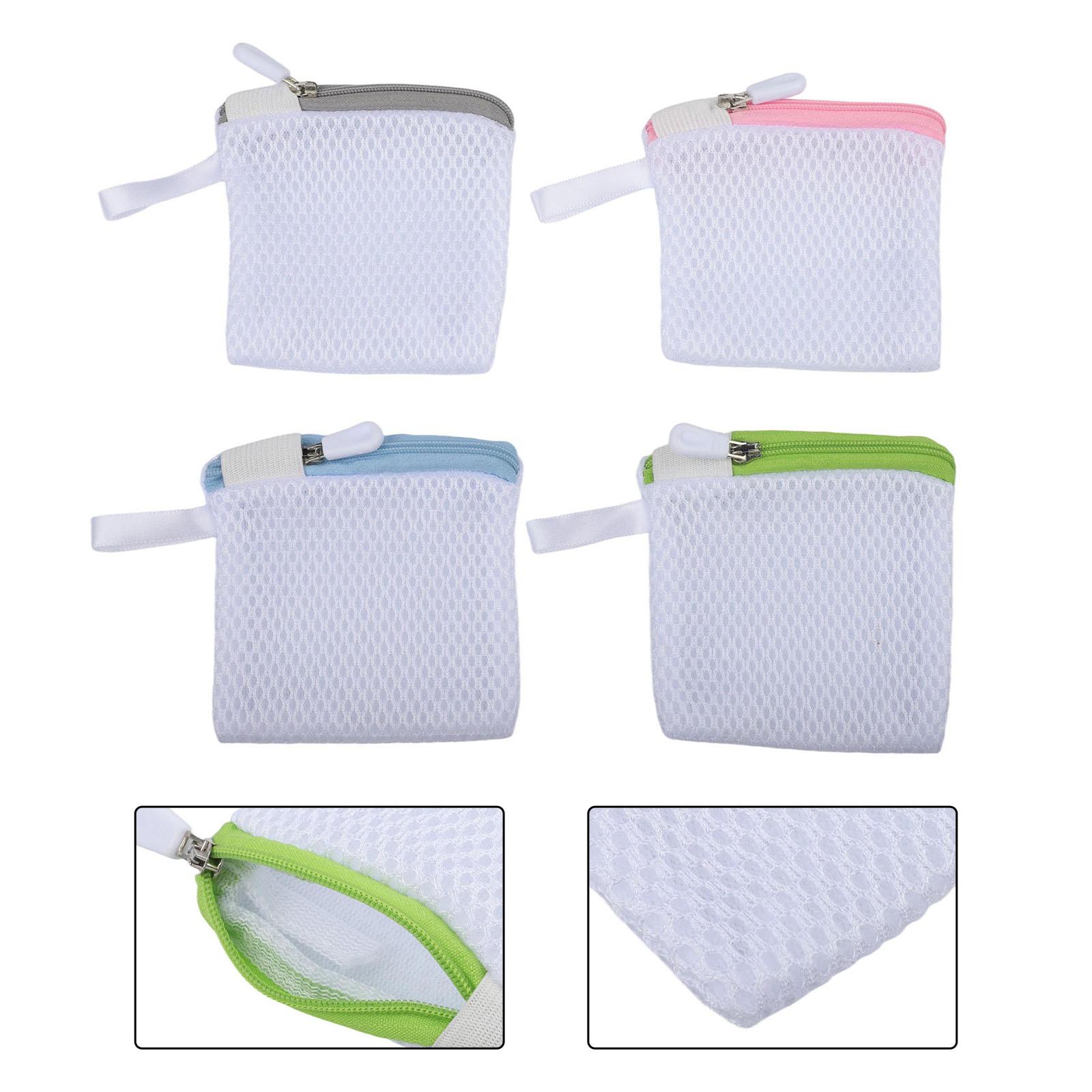 

4 Pack Laundry Pod Storage Bags with For Durable Polyester Mesh for Easy Laundry Pod Dissolving and Protection