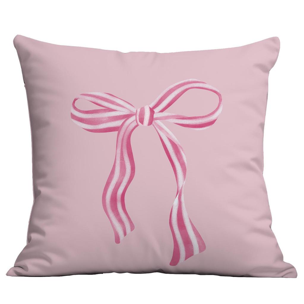 1pcs 45*45cm New Pink Creative Bow Cushion Cover Fashion Household Sofa Decoration Pillowcase