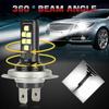 4X H7 LED Low Beam Bulbs with 60000LM 6000K 220W and Cool White Lighting