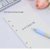 A5 Grid & Lined 6-Hole Loose Leaf Notebook Refill Pages