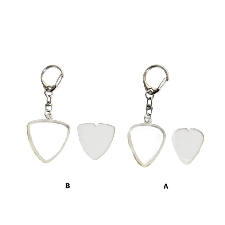 Clear Guitar Pick Storage Box Magnetic Closure Durability Transparents Storage Case for Live Performances