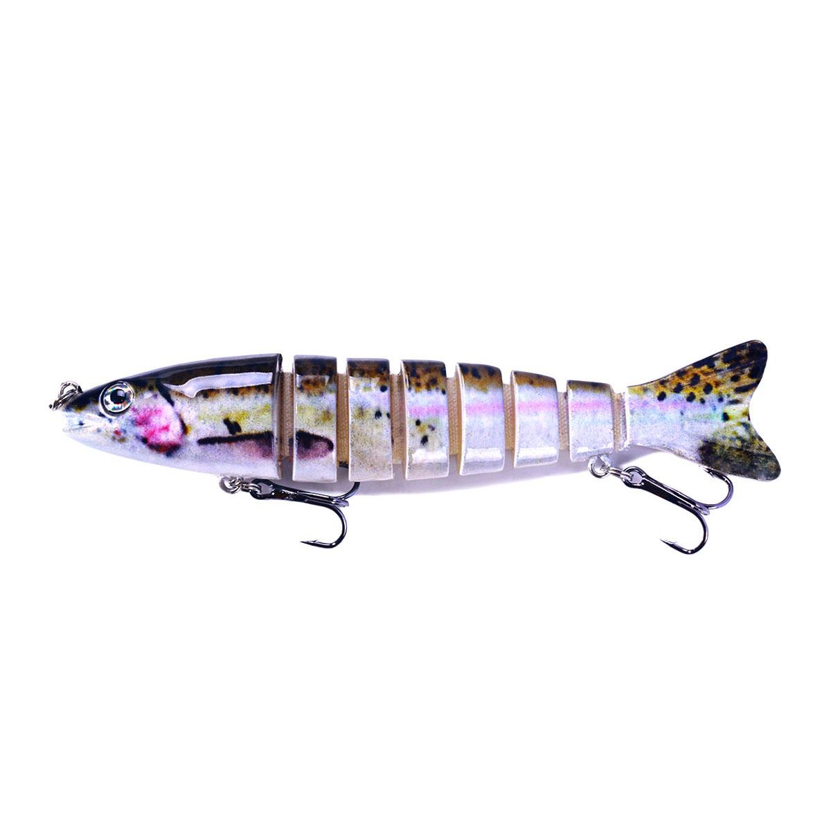 

Многоцелевой сегментный воблеры Swimbait Pike Wobblers 12.8 см-18 г рыболовная приманка Isca Artificia для приманки Bass Pike