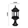 Pillar Light Outdoor Fence Gate Pillar Yard Wall Light Water Resistant Outdoor European Garden Villa Yard Light Outdoor Lights