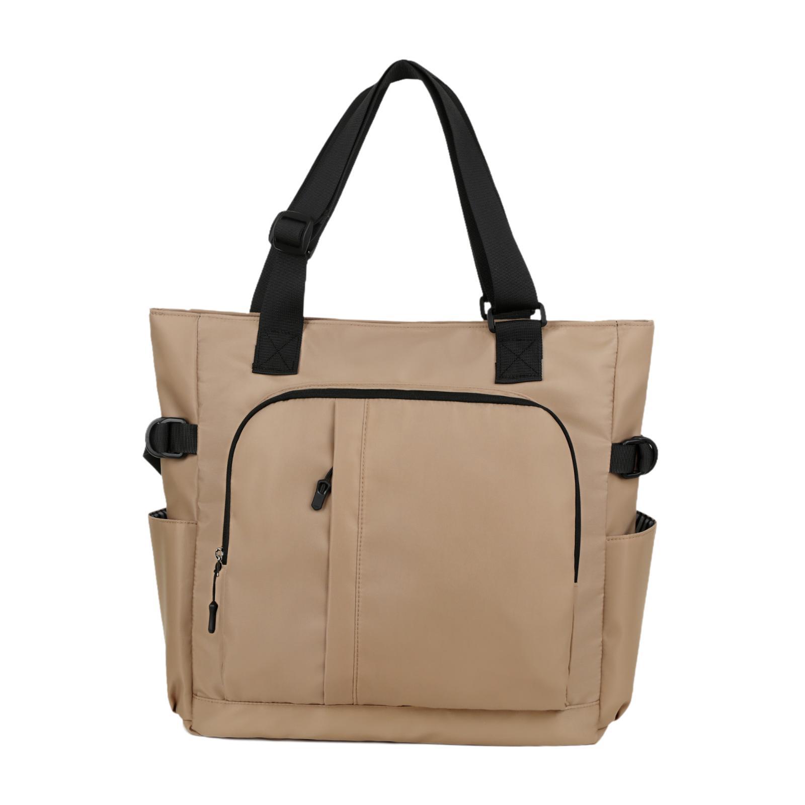 

Tote Bag Sturdy Lightweight Back Zip Pocket Business Briefcase Top Handle Bag for Travel Computer Laptop Commuter Work Men Women