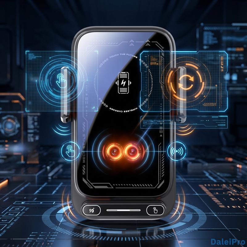 For Volkswagen VW Polo 2011-2016 2017 2018 Phone Holder Car Magnetic Mount Smart Sensing Wireless Charging One-Touch Release Qi