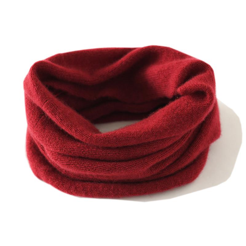 Alashan 100% Cashmere Small Scarf for Men, Autumn and Winter Knitted Warm Neck Warmer Scarf for Women, Versatile Neck Cover