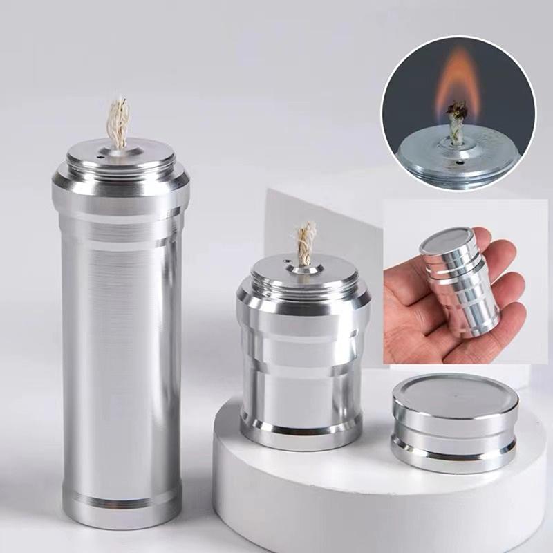 Tragbare Mini-Spirituslampe aus Aluminiumlegierung Laborausrüstung Heizflüssigkeitskocher Heimbeleuchtung Outdoor Garten Camping
