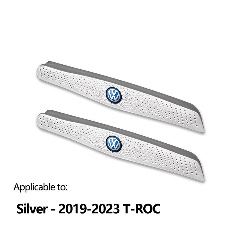 Metal Car Rear Row Air Conditioning Vent Protective Cover For VW Tiguan Touran Golf Jetta Passat CC Magotan Sagitar Lavida T-ROC