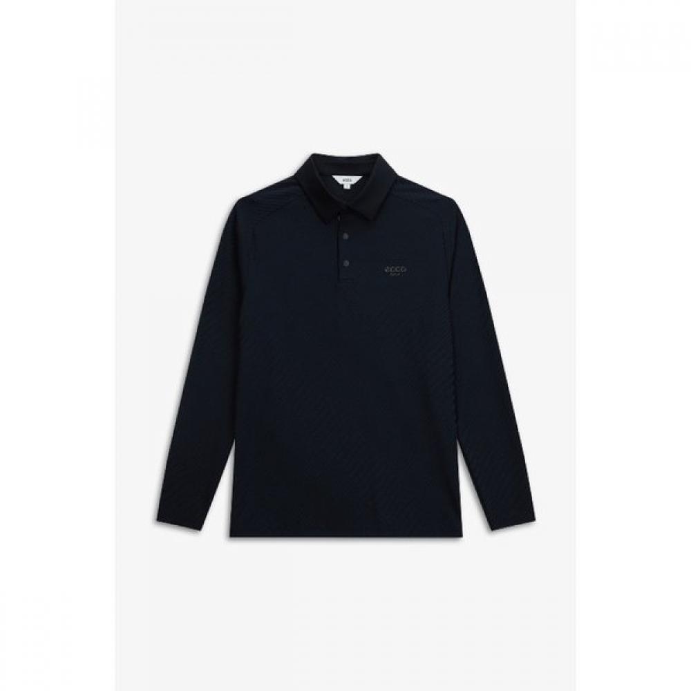 Ecco Golf Men Jacquard Long Sleeve T shirT Esacls10060