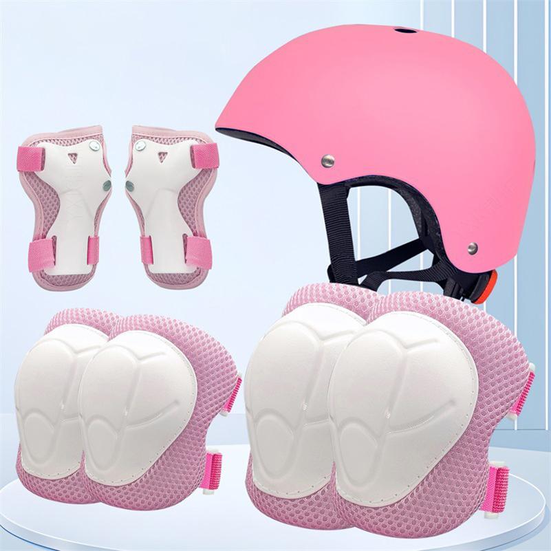 Child protective equipment helmet elbow knee pads for girls aged 3 4 5 6 7 8 9 10 11 12 year boy Suitable for roller skating and skiing