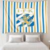 IFK Göteborg Wandteppich für Schlafzimmer, Wohnzimmer, Spielzimmer, Dekorations-Kunstzimmer Wandteppich Feiertags- und Geburtstagsgeschenke