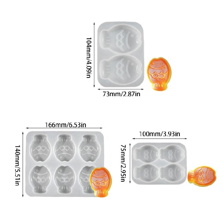 Eye Catching Fish Dessert Baking Tool Convenient Dessert Cake Embosser Moulds