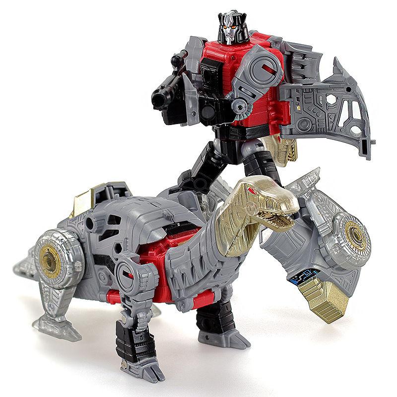 BPF Volcanicus 5IN1 Combine Robot Transformation Playthings G1 Dinobot Dinosaur Grimlock Swoop Sludge Slag Snarl Figure Deformed Model