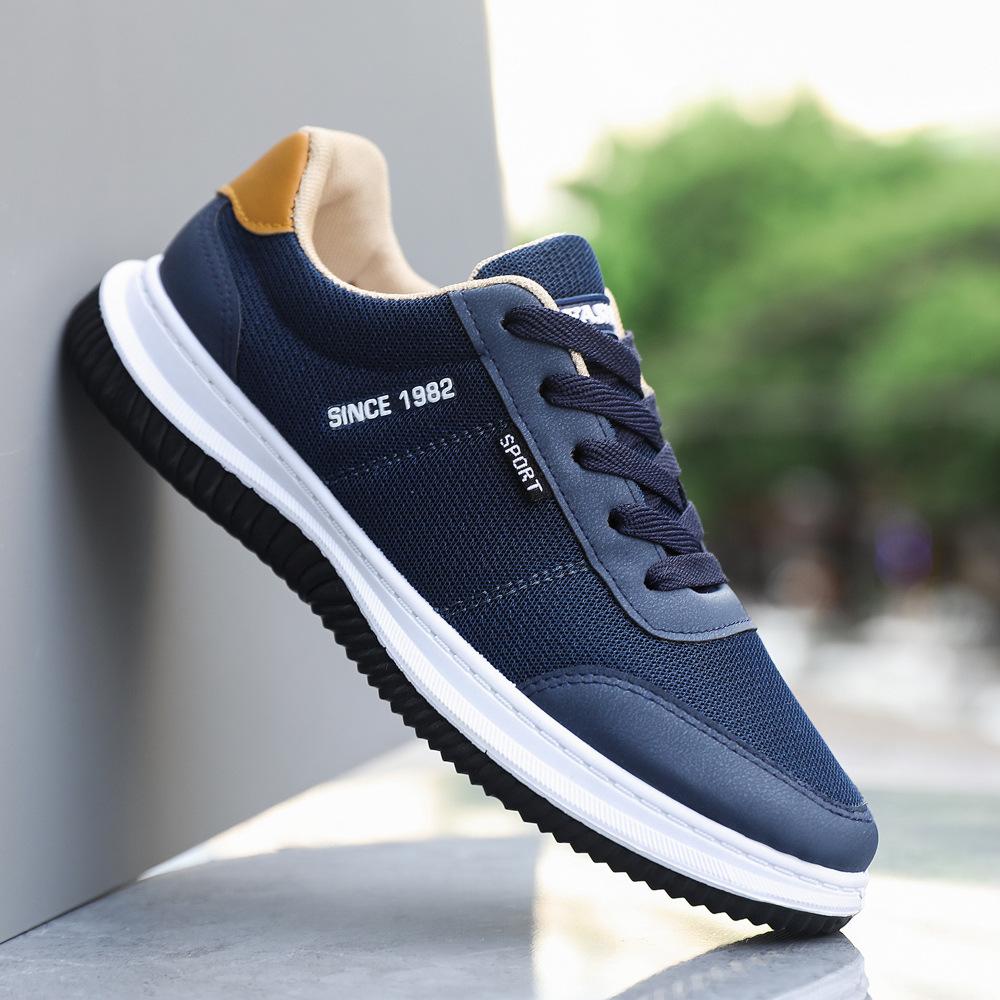 Buty męskie nowe męskie siateczkowe casualowe buty studenckie do biegania modne buty wszechstronne oddychające buty sportowe