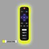 Roku TV Remote Control Luminous Anti-Slip Cover - Dirt-Resistant & Anti-Fall Sleeve
