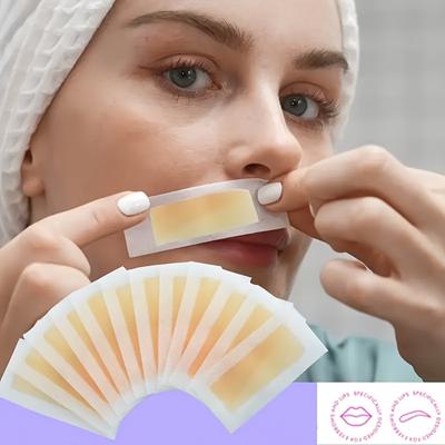 Disposable Beeswax Hair Removal Wax Strips for Full Body and Facial Use