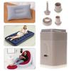 Portable Electric Airs Pump with Camping Light Rechargeable Airs Mattress Pump Outdoor Quickly Fill Inflator Deflator