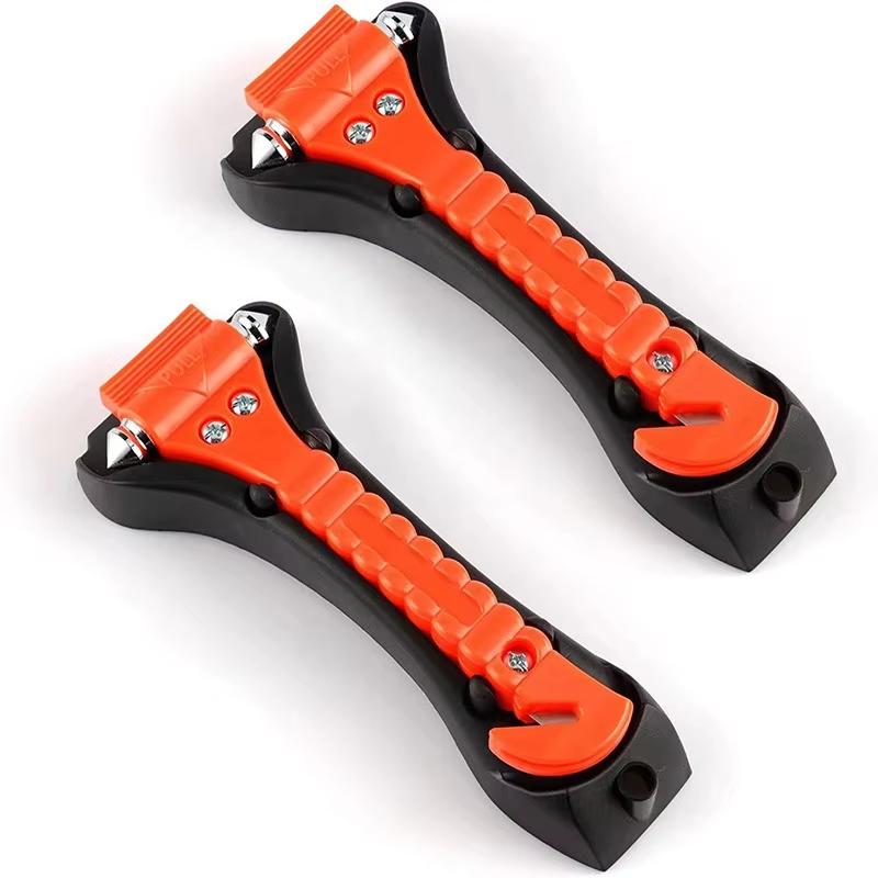 NEW Survival Safety Hammer Camping Driving Car Seat Belt Cutter 2-in-1 Emergency Break Window Glass Punch Life Rescue Tools