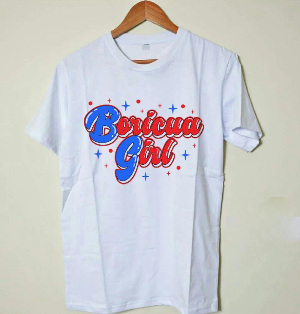 Men s and Women s T-shirts Boricua girl puerto rico heavy cotton S