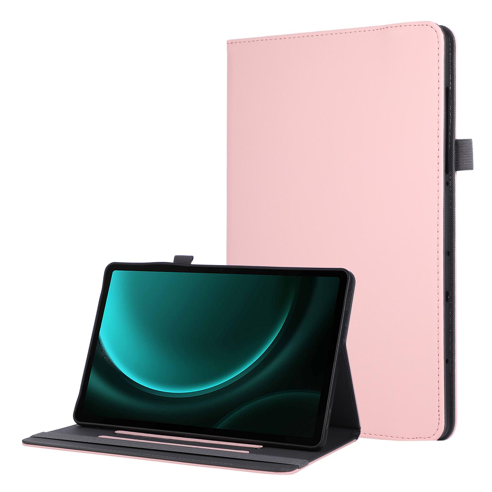 Pour Samsung Galaxy Tab A9 Plus A11 Plus 11 pouces Étui S9 11 S9 FE S10 FE S10 Lite 10.9  pour Galaxy Tab A9 A11 8.7  Étui Portatif Tab A9 8.7 inch rose