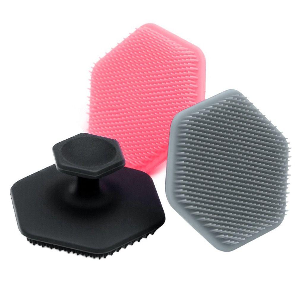 Mini Facial Cleaning Brush Silicone Manual Face Exfoliator Exfoliating Brush Facial Care