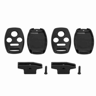 2pcs Key Fob Shell Plastic Black Easy Operation Wearproof Replacement for Pilot 2009‑2014