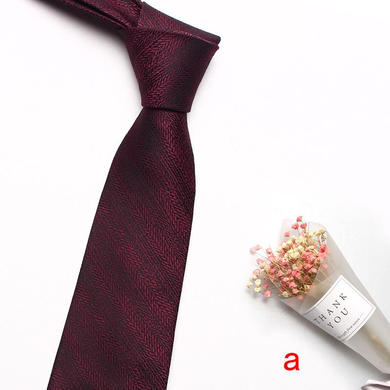 Rael Бордовый галстук 8 см Мужской галстук, Платье Бизнес Жених Лучший человек Свадебный галстук