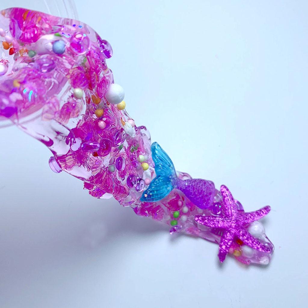 Havfruehale Slime Leke Gave Barn Leke Leire Gjørme for Kunst Håndverk