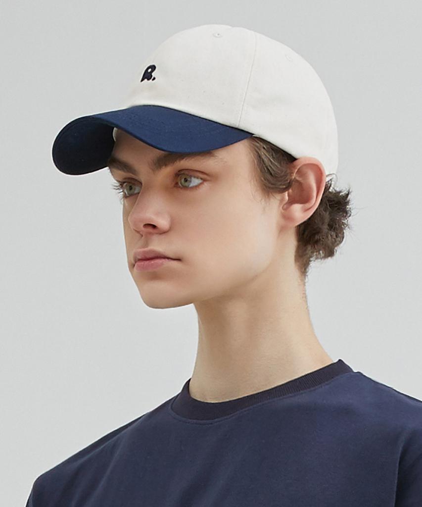 RUSTEACH R Ballcap (Ecru/Navy)
