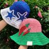 Female Travel Fisherman Hat Sun Hat Party Straw Hat Girl Photography Bucket Hat