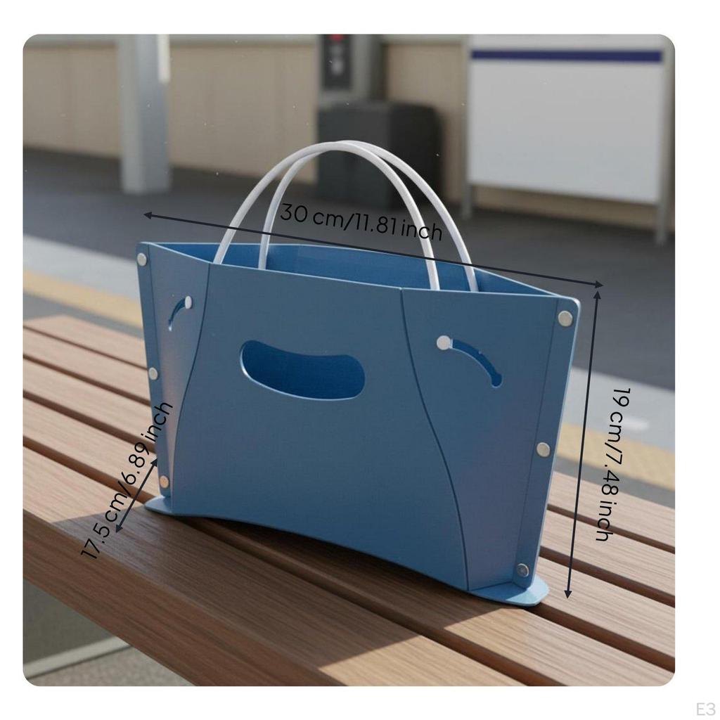 Foldable Stool Compact Storage Lightweight Folding Seat for Vacationers,